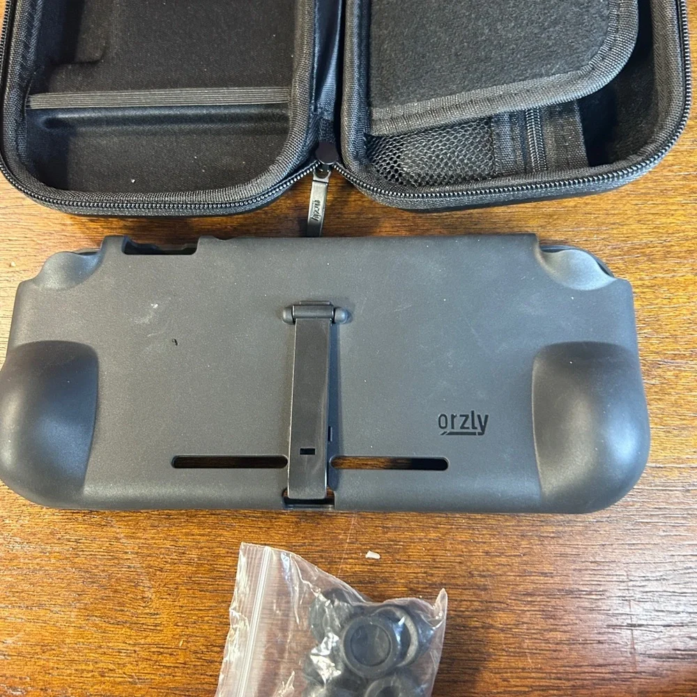 Sleek Black Handheld Console Case